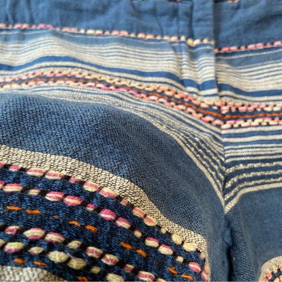 Fleur Bleue Serape Jacquard Textured Short 10 - Picture 4 of 11
